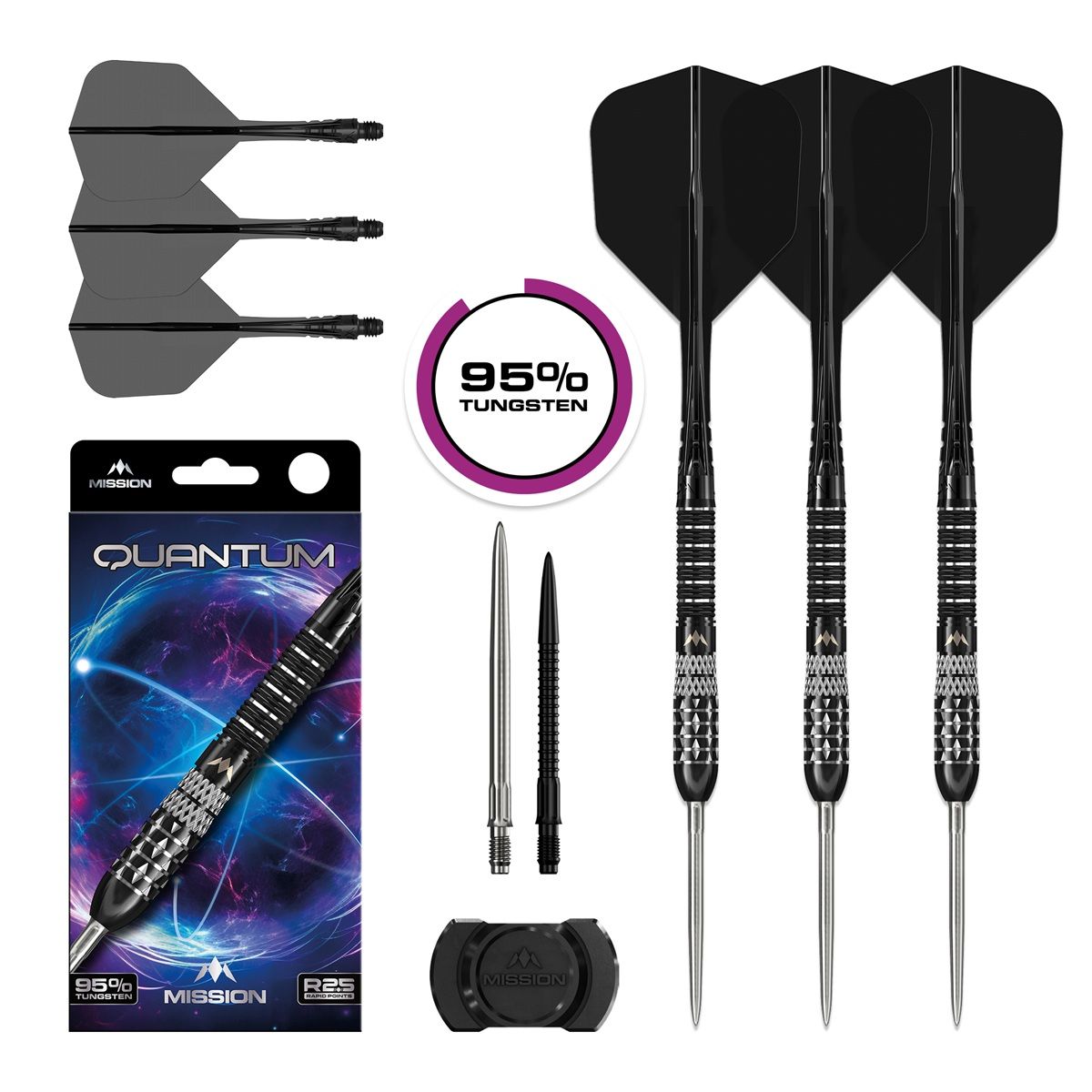 Mission Quantum RP 95% Steeldarts 21/23 Gramm Steeldarts