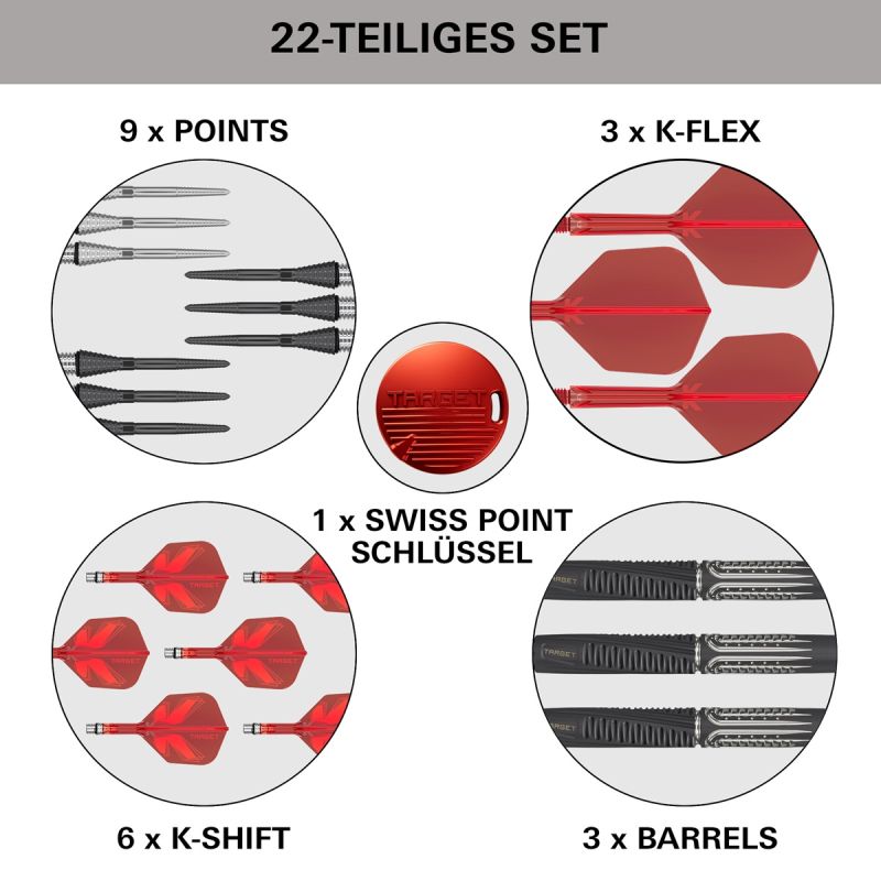 Target Shift 90% Softdarts 18 Gramm Softdarts