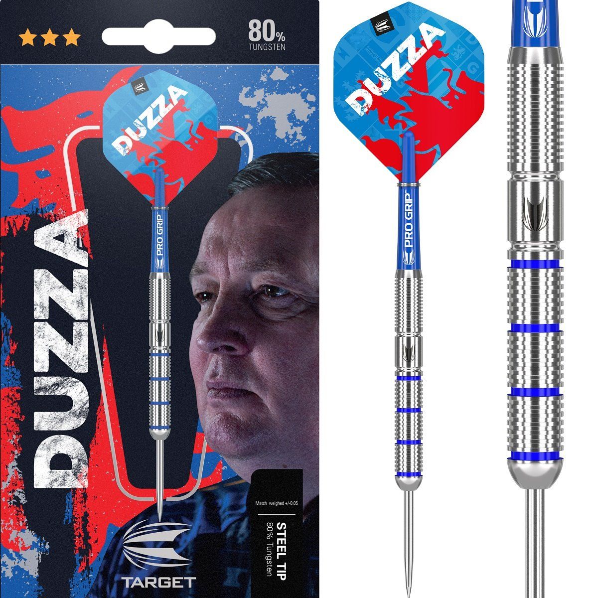 Target Glen Durrant 2021 21/23 Gramm 80% Tungsten Steeldarts Steeldarts