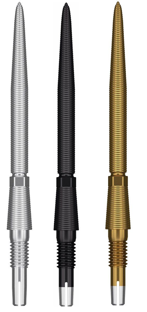 Target Swiss Point Storm Nano 26/30/35 mm Gold/Schwarz/Silber Wechselspitzen