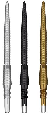 Target Swiss Point Storm Nano 26/30/35 mm Gold/Schwarz/Silber Wechselspitzen