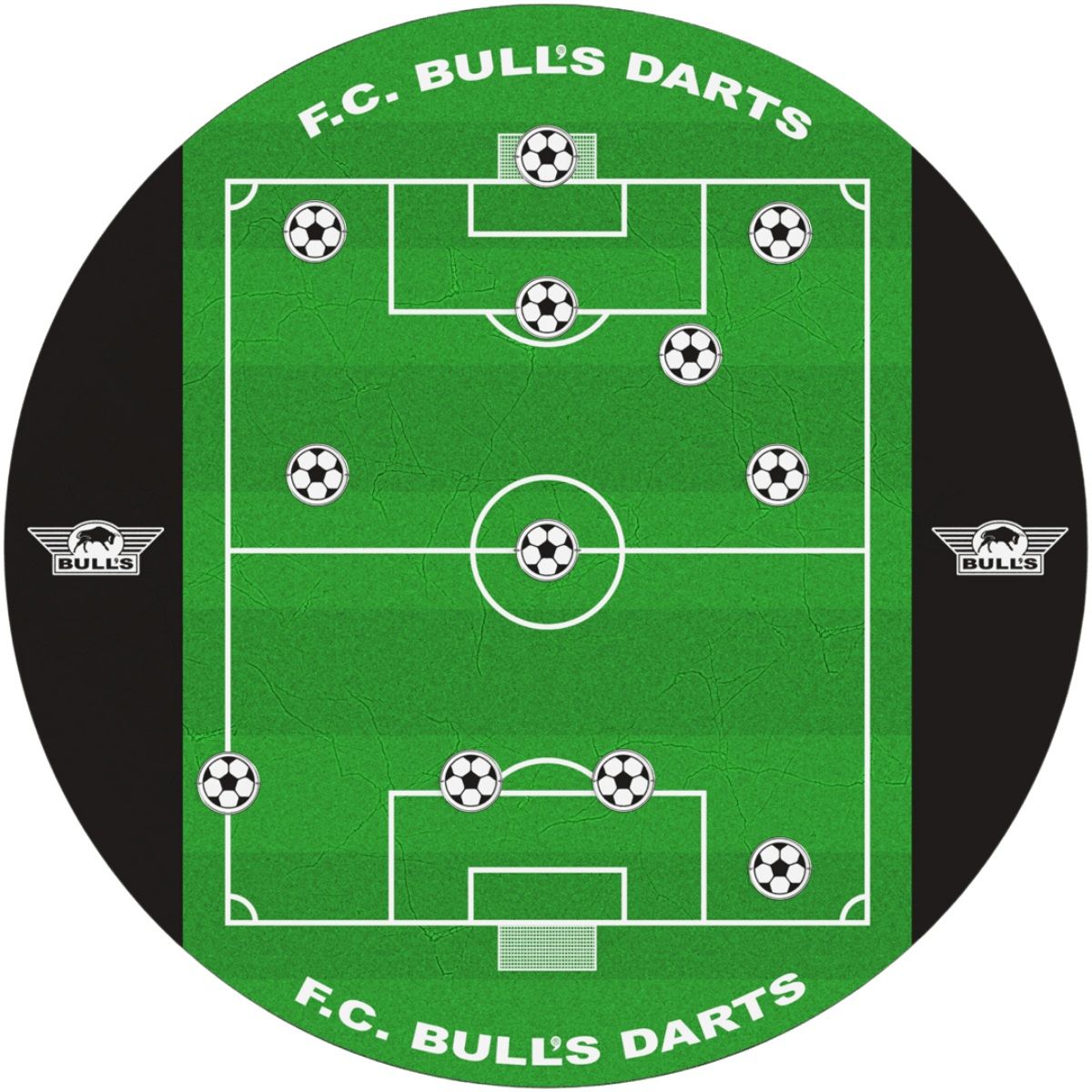 Bull's NL Fun Dartboard Fußball Dart Bristle Board