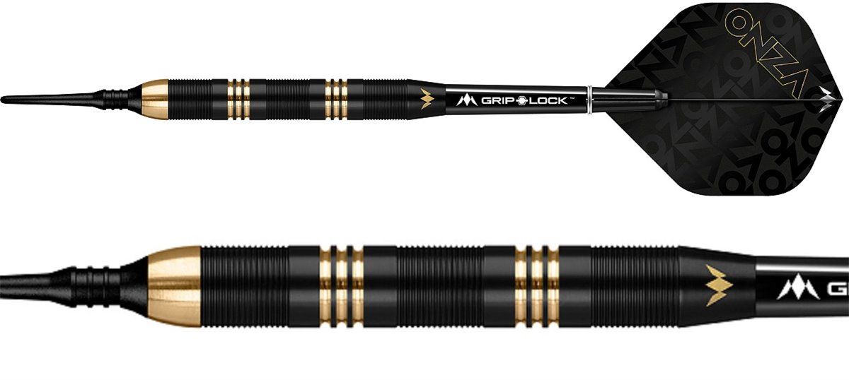 Mission Onza Black & Gold Brass Softdarts M1 19g Softdarts