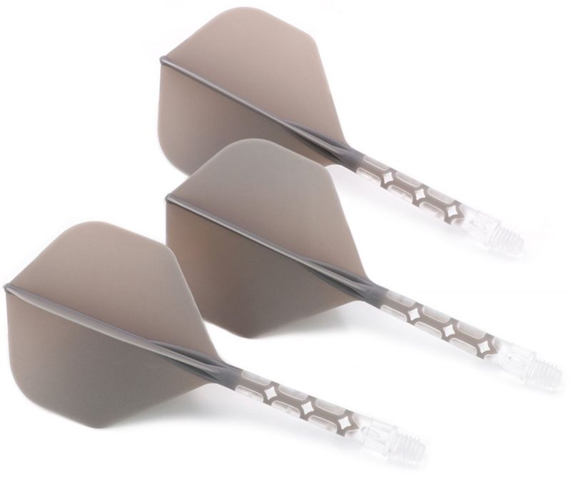 Cuesoul Dart Flight/Shaft ROST T19 Flight Grau Big Wing Flights