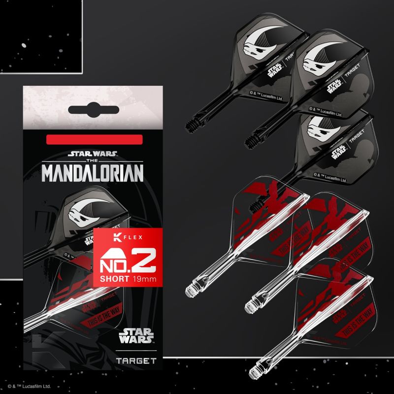 Target K-Flex Star Wars Mandalorian Shaft/Flight System Geschenk Set Standard No2 Shafts