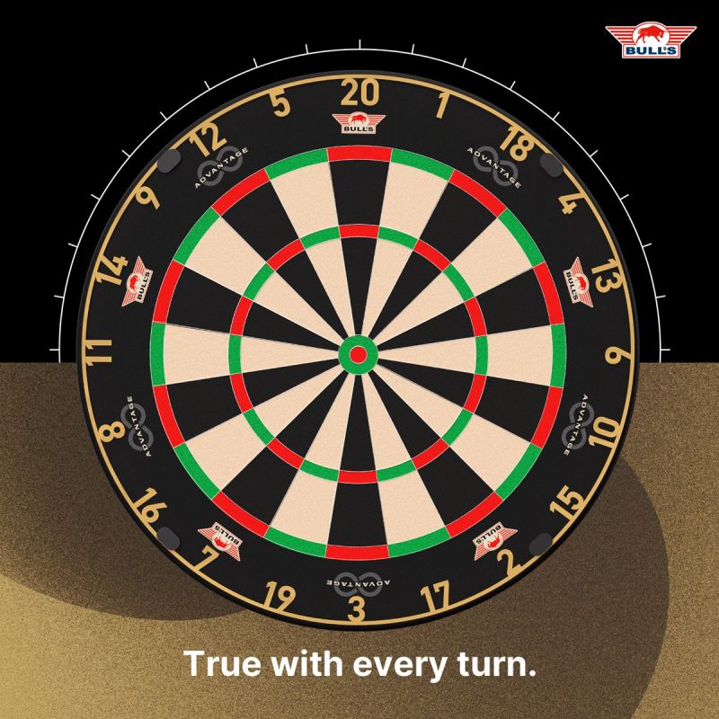 Bull's NL Advantage 8 Dartboard Bristle Board
