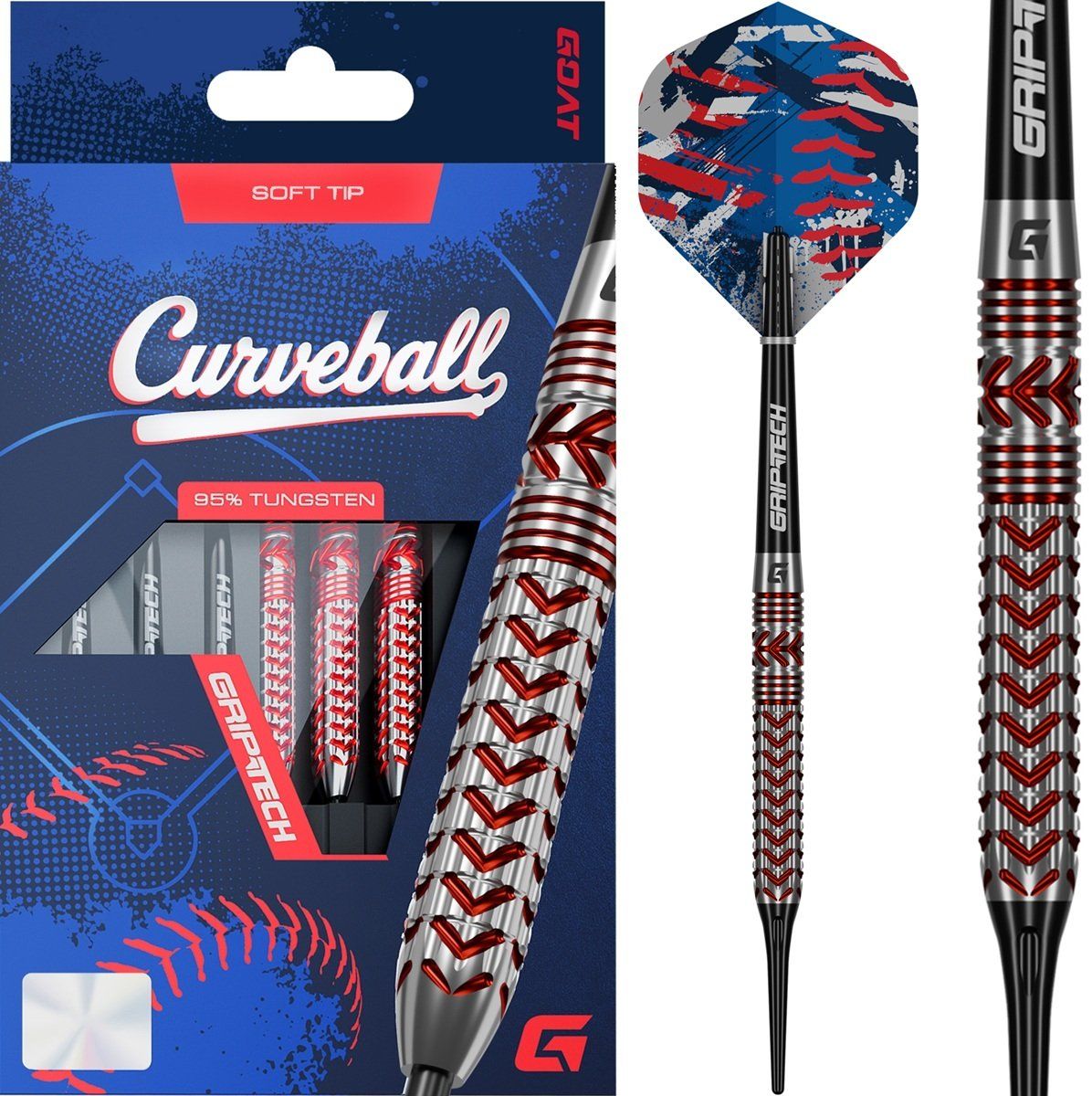 GOAT Curveball 95% Softdarts 20 Gramm Softdarts