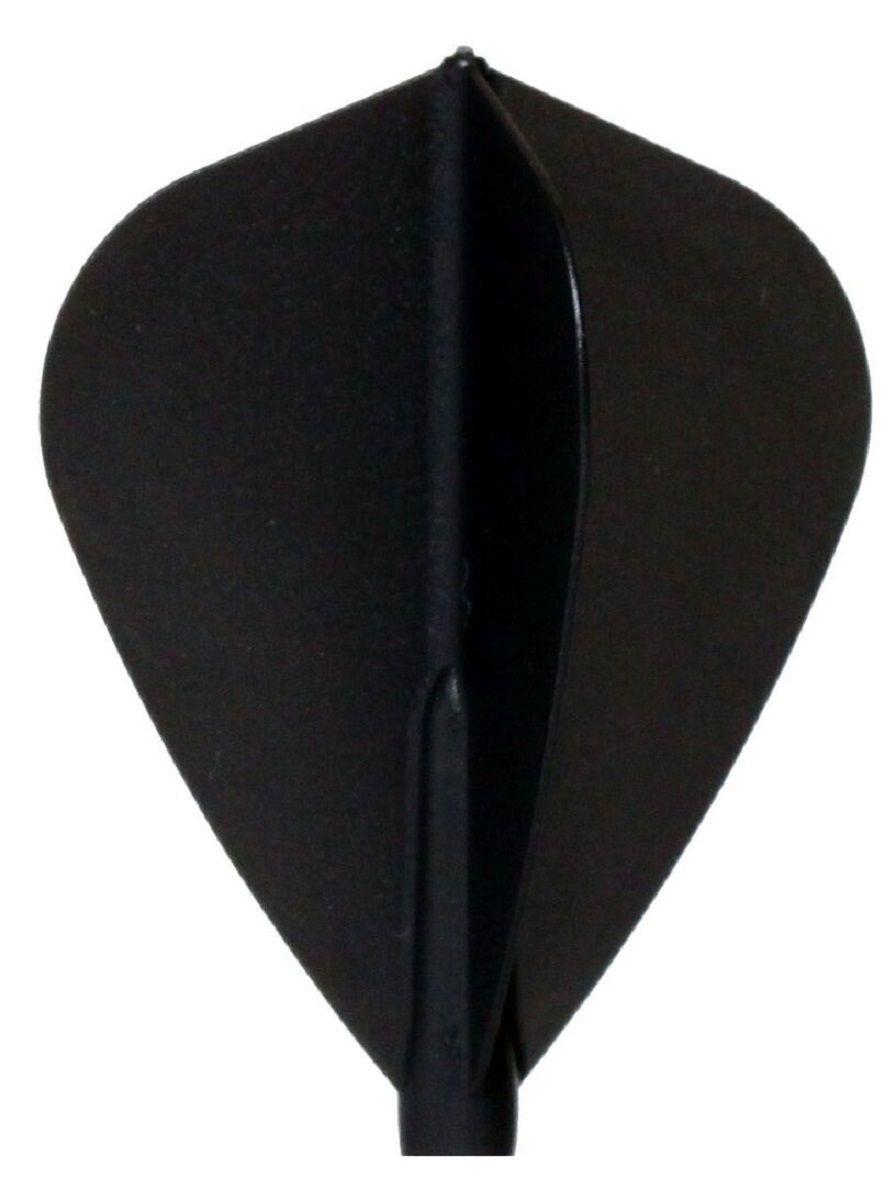 2 Set Cosmo Darts Fit Flights Schwarz Kite Flights