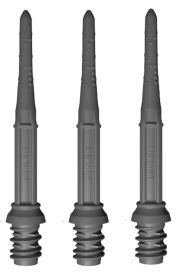 L-Style Premium Lippoint Long 30 mm 2BA Soft Dart Spitzen