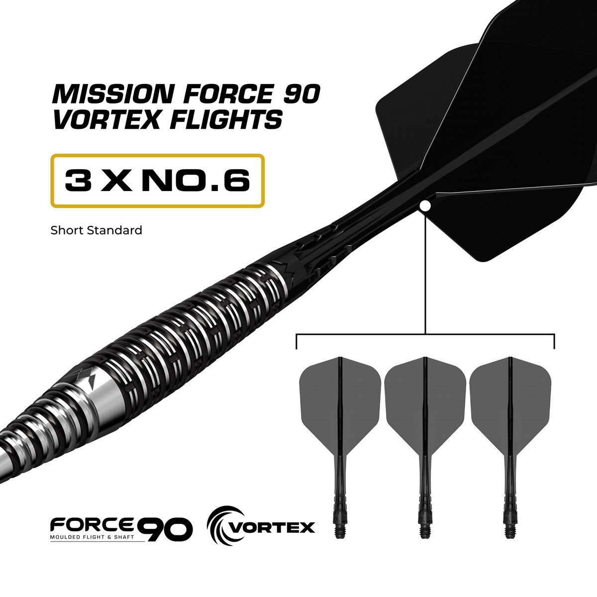 Mission Cameron Carolissen RP 95% Steeldarts 21/23 Gramm Steeldarts