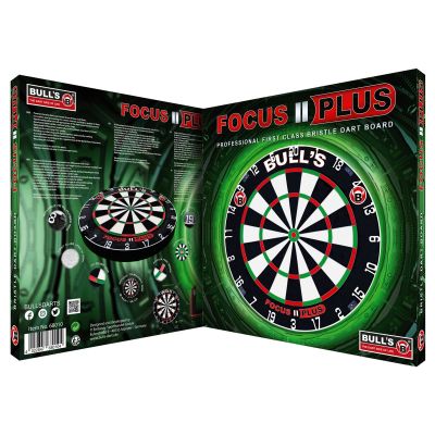 BULL'S Focus II Plus Bristle Dart Board Bristle Board