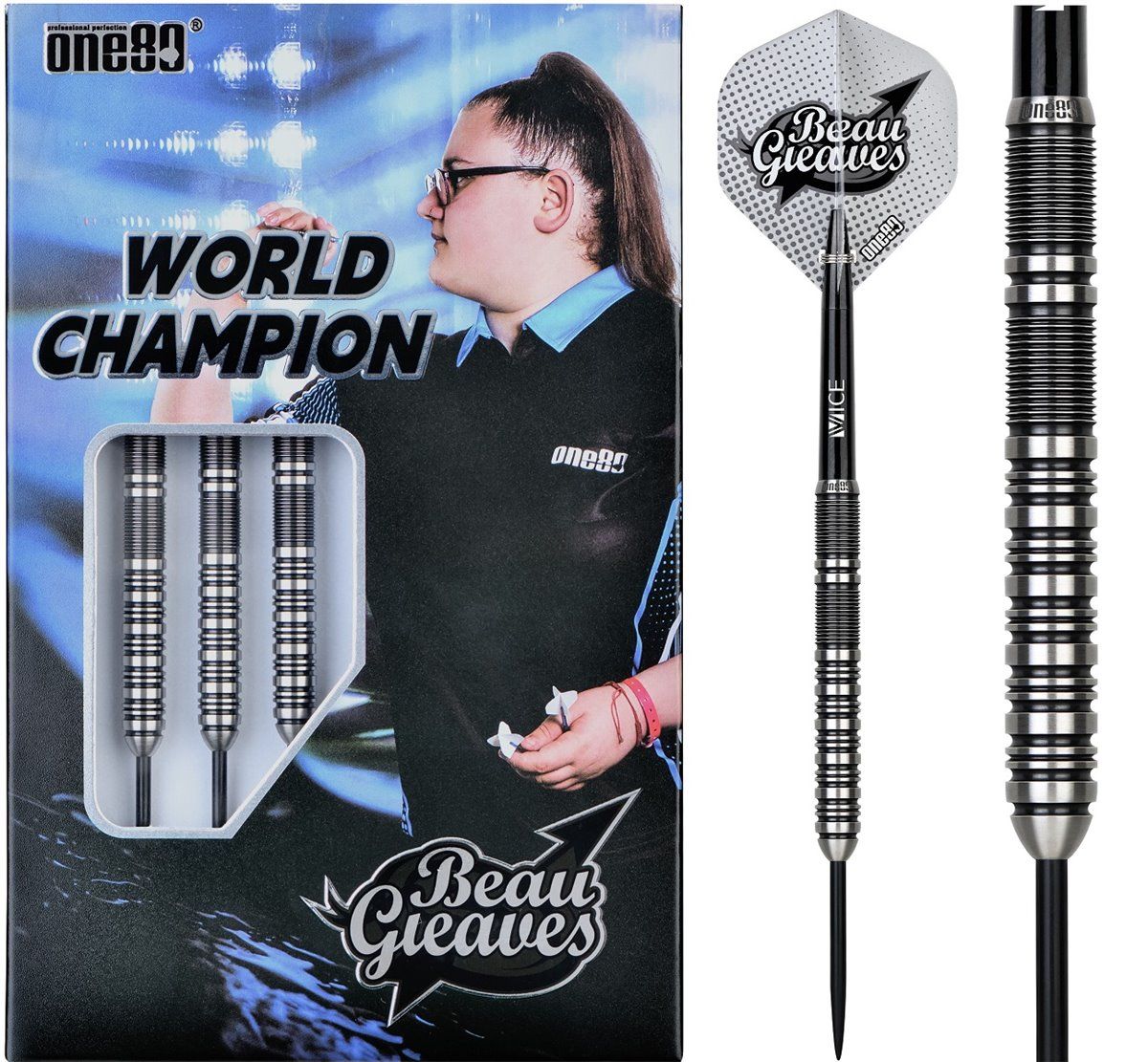 One80 Beau Greaves HD Steeldart 21 Gramm Steeldarts