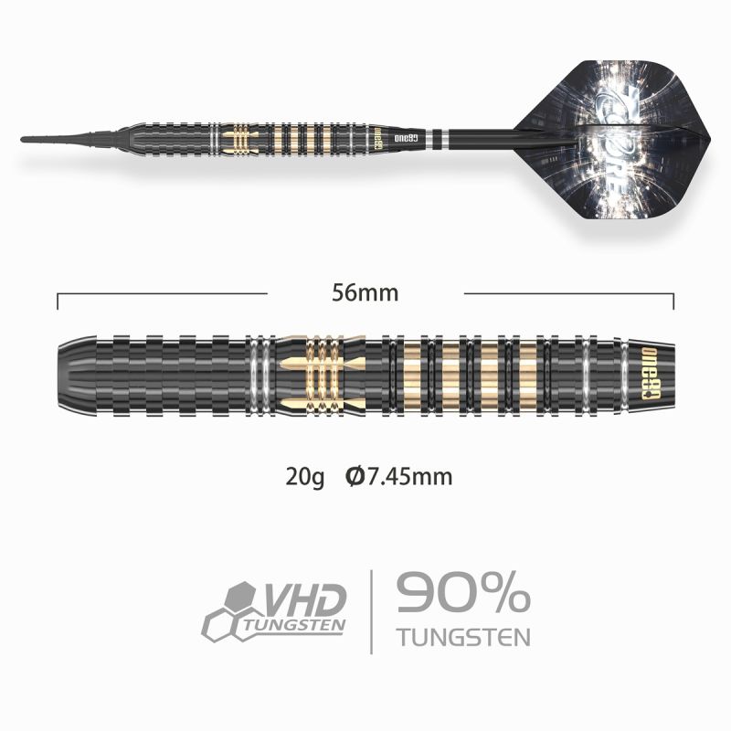 ONE80 T-Core TC2 Softdarts 20 Gramm Softdarts
