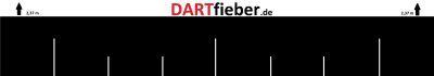 Dartboard Starter Set Chris und Alicia Bristle Board