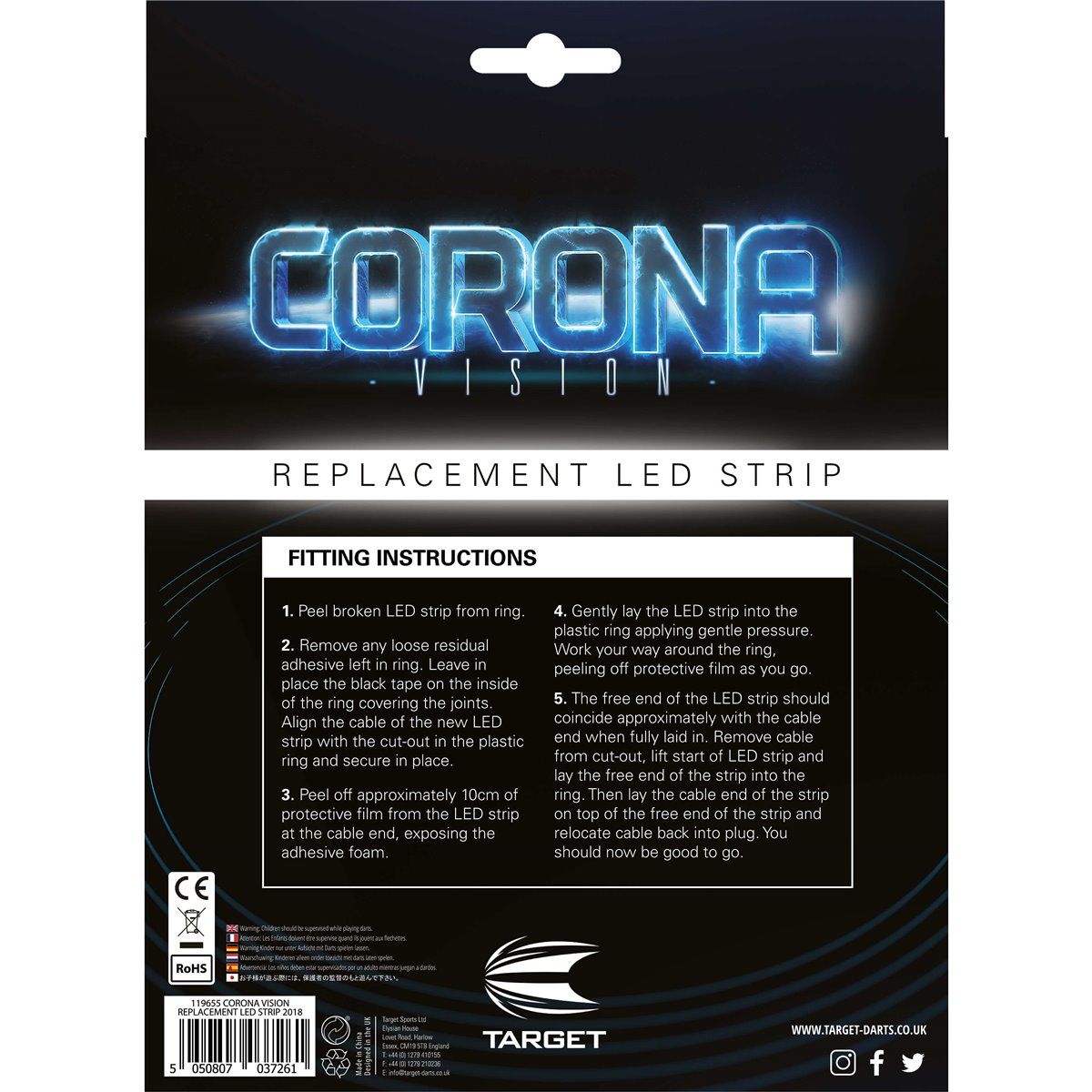 Target Corona Beleuchtung Ersatz Led-Streifen Boardzubehoer
