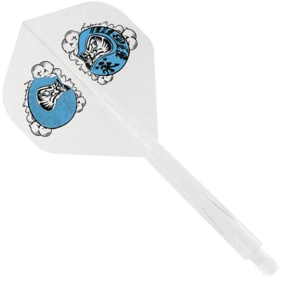 Condor Dart Flights Shafts AXE Metallic Daruma Baby Clear X Blue Standard No2 Flights