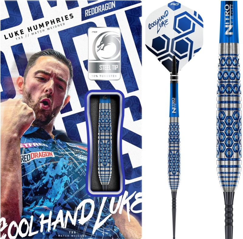 Reddragon Luke Humphries TX5 90% Steeldarts 23/25 Gramm Steeldarts