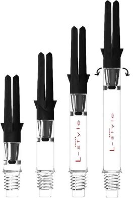L-Style L-Shaft Carbon Spinner Shaft Transparent Spinning Shafts