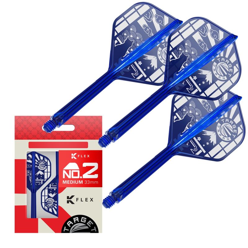 Target Japan Limited Blue K-Flex Shaft/Flight System Standard No2 Shafts