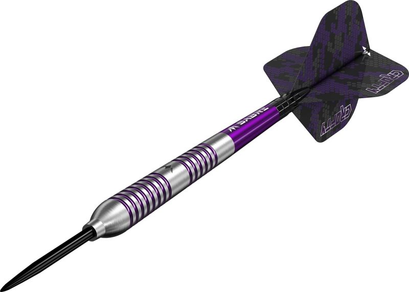 Mission Joe Croft 95% Silver-Purple Electro Steeldarts 23/25 Gramm Steeldarts