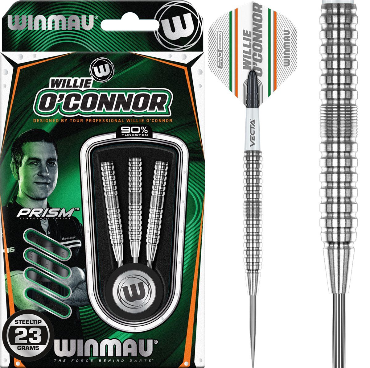 Winmau Willie O'Connor 90% Steeldart 23 Gramm Steeldarts