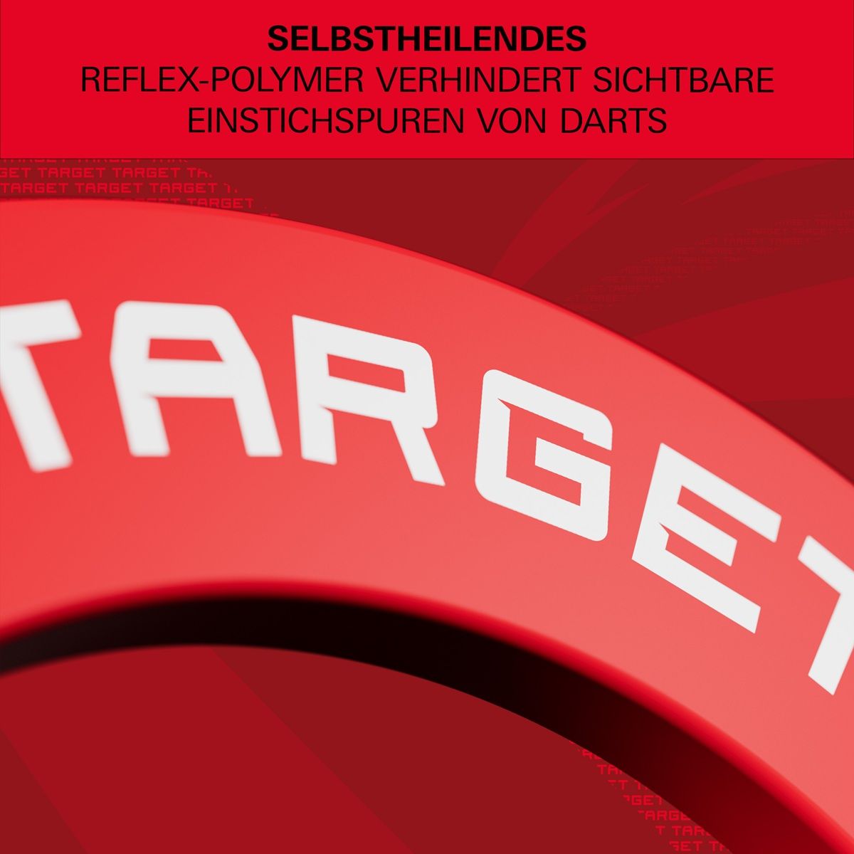 Target Notched Surround Catchring Schwarz/Rot/Grau Auffangring