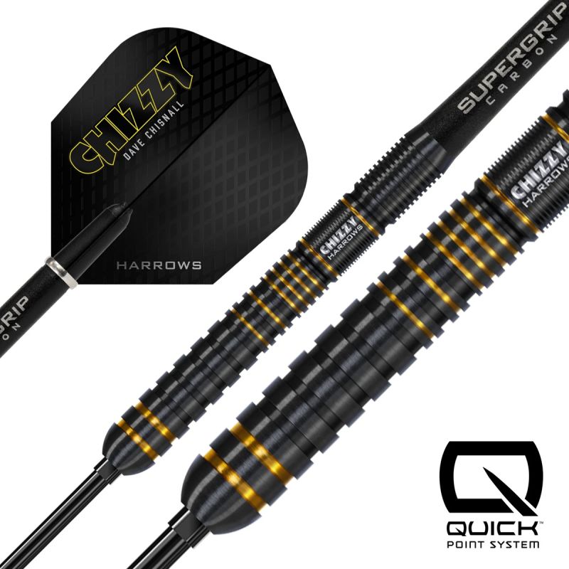 Harrows Dave Chizzy Chisnall G3 Quick Point 90% Steeldarts 21/22/23/24/25/26 Gramm Steeldarts