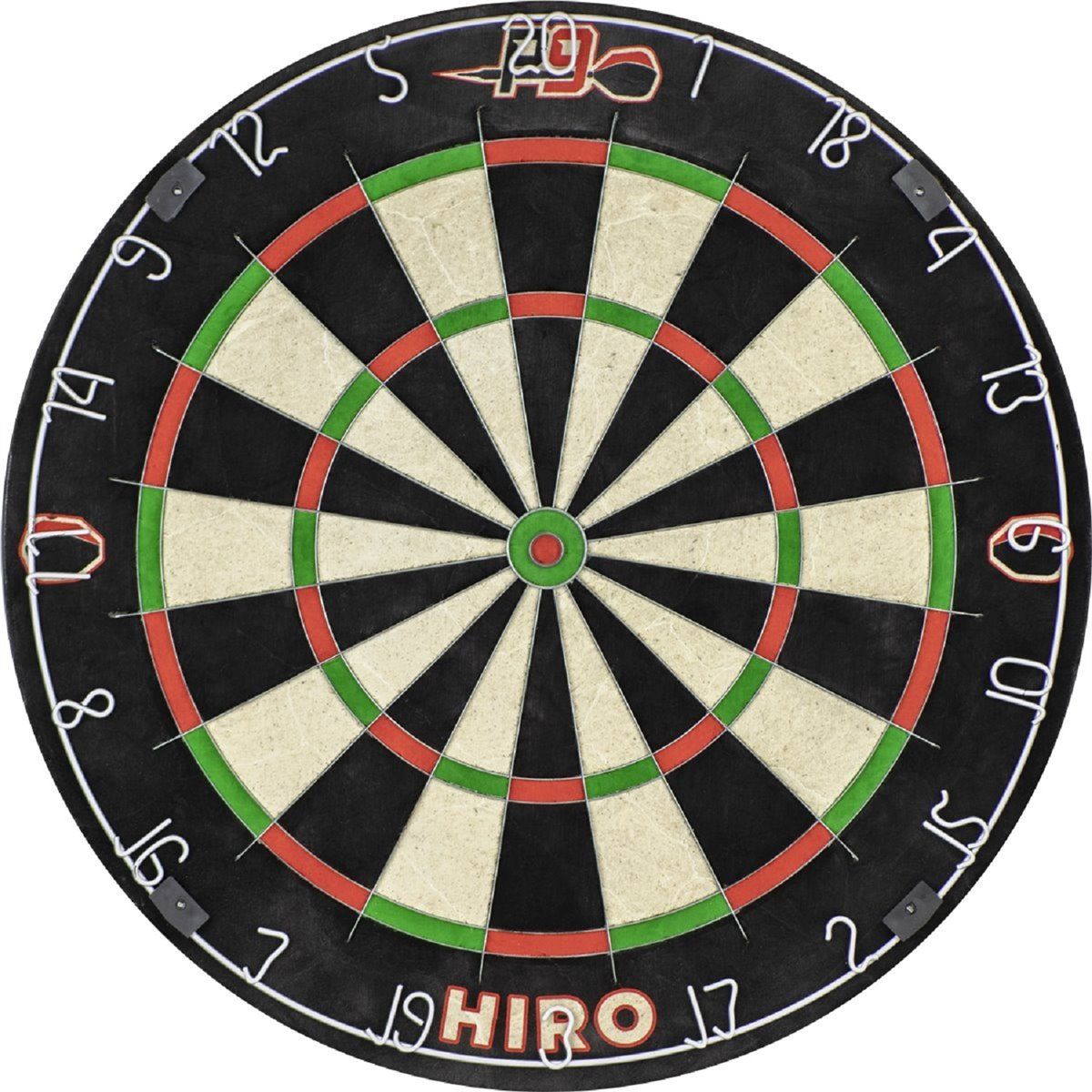 Dartboard Starter Set Chris und Alicia Bristle Board