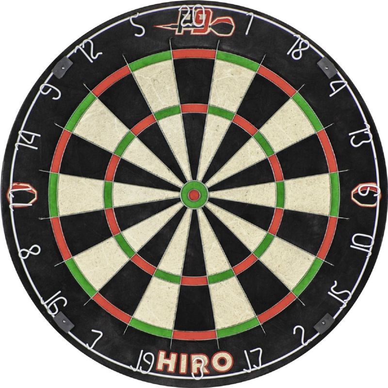 Dartboard Starter Set Chris und Alicia Bristle Board