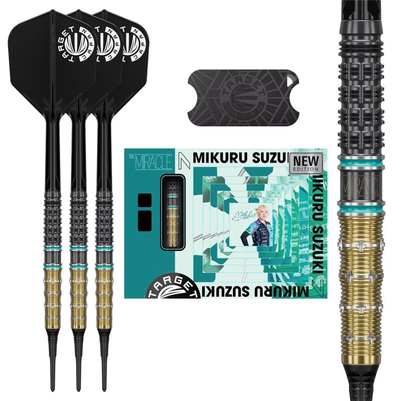 Target The Miracle Mikuru Suzuki Gen 7.5 95% 2BA Softdarts 19 Gramm Softdarts