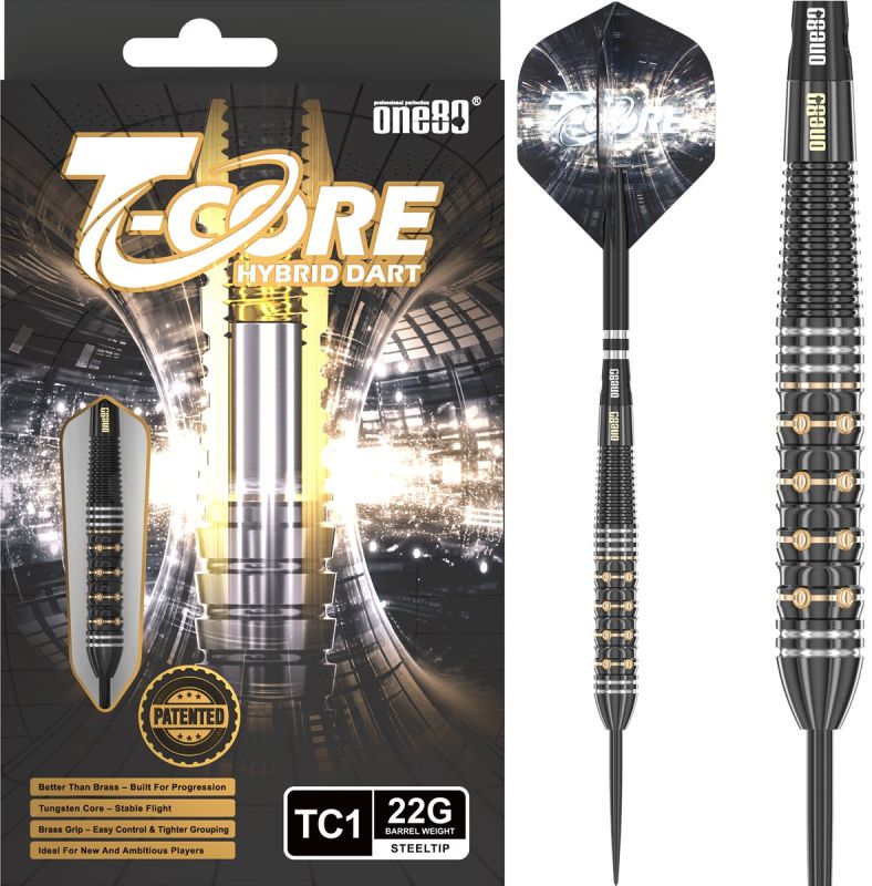 ONE80 T-Core TC1 Steeldarts 22 Gramm Steeldarts
