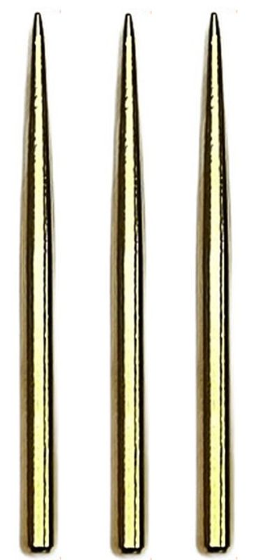 MiG-Green-UB Points glatt 36 mm Gold Stahlspitzen Wechselspitzen