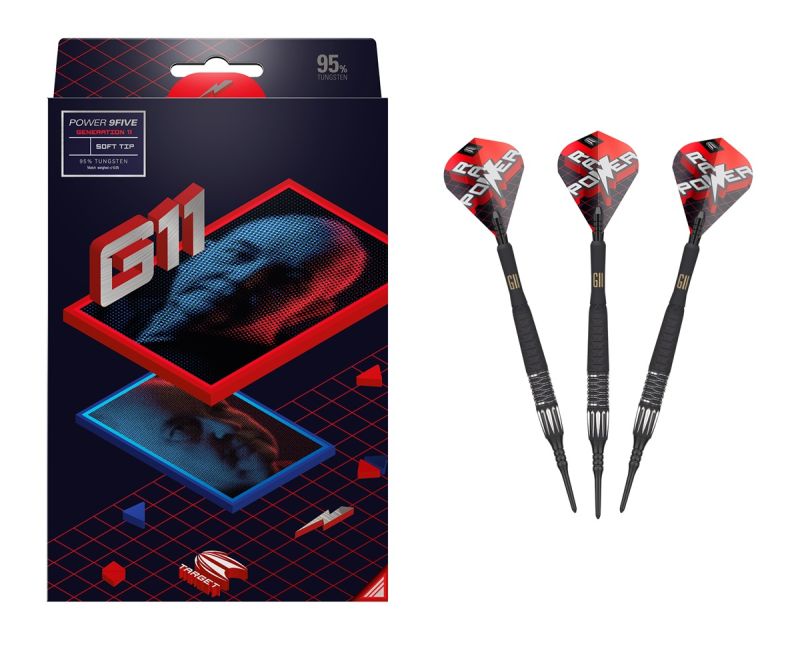 Target Phil Taylor Raw Power G11 95% Softdart 18/20 Gramm Softdarts
