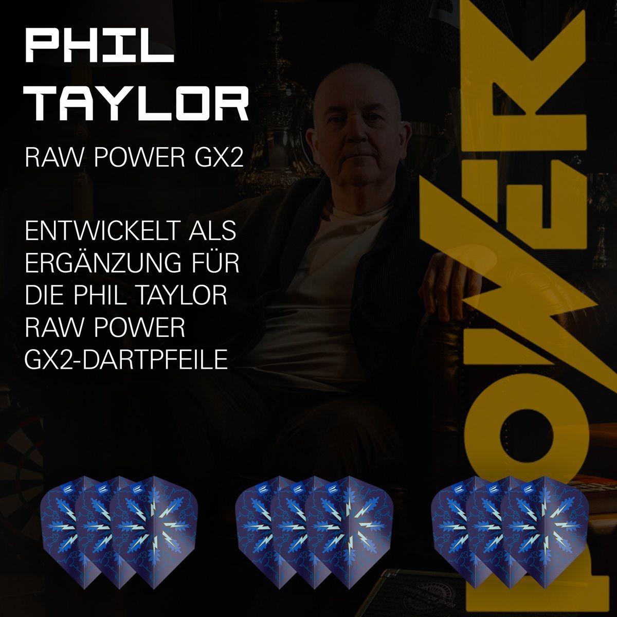 Target Pro Ultra Phil Taylor Power Gx2 Ten-X Flights
