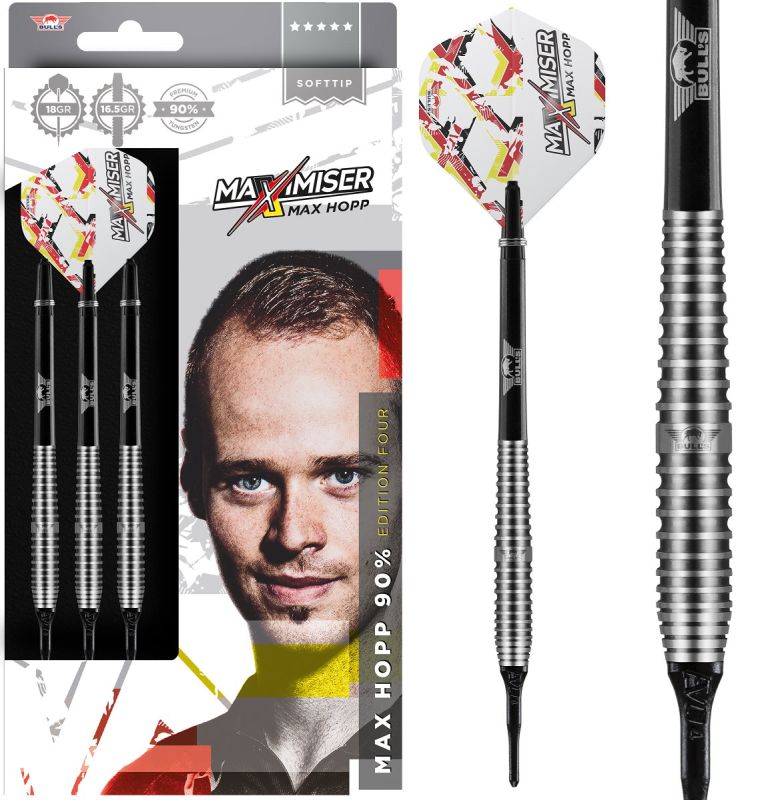 Bull's Max Hopp 90% Edition 4 Softdart 18 Gramm Softdarts
