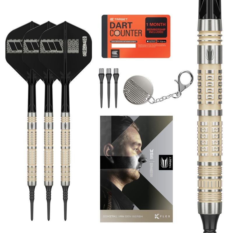 Target Dimitri van den Bergh 95K 95% Softdarts 19 Gramm Softdarts