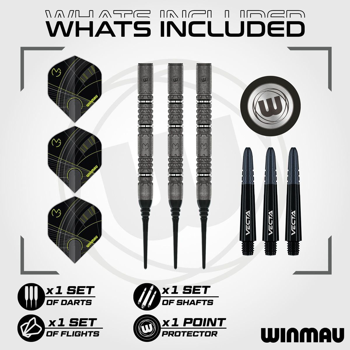 Winmau Michael van Gerwen MVG Signature Edition 90% Softdarts 20 Gramm Softdarts
