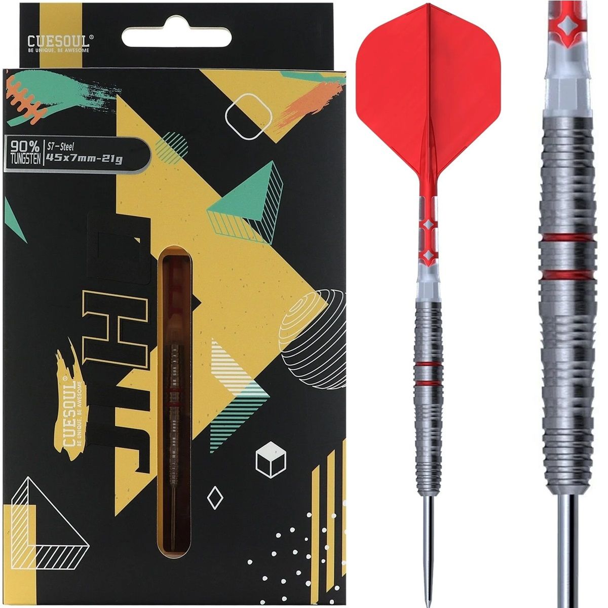 Cuesoul JIHO S7 90% Steeldarts 21 Gramm Steeldarts