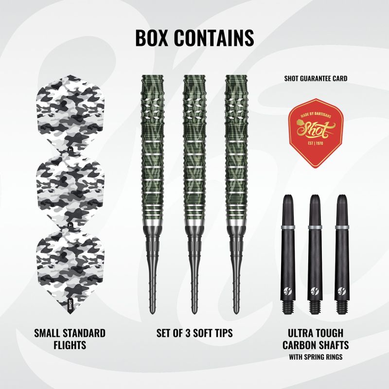 Shot! Camo Ghillie 90% Softdarts 20 Gramm Softdarts