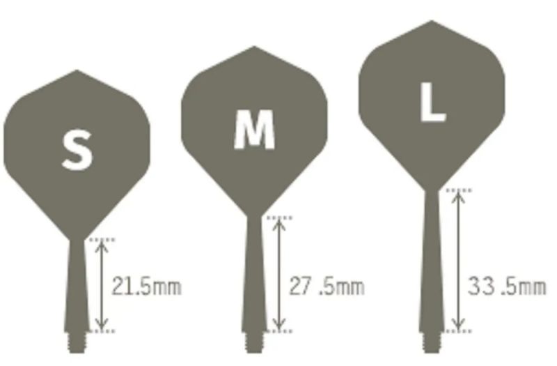 Condor Dart Flights Shafts AXE Revival Gelb Shape No6 Flights