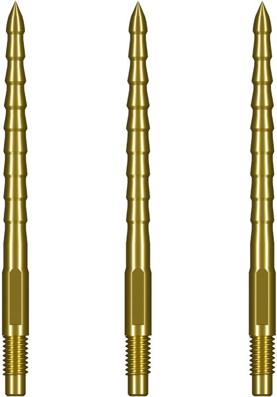 Shot! Turbo RS Turbo Points TP 30/40 mm Schwarz/Gold Wechselspitzen