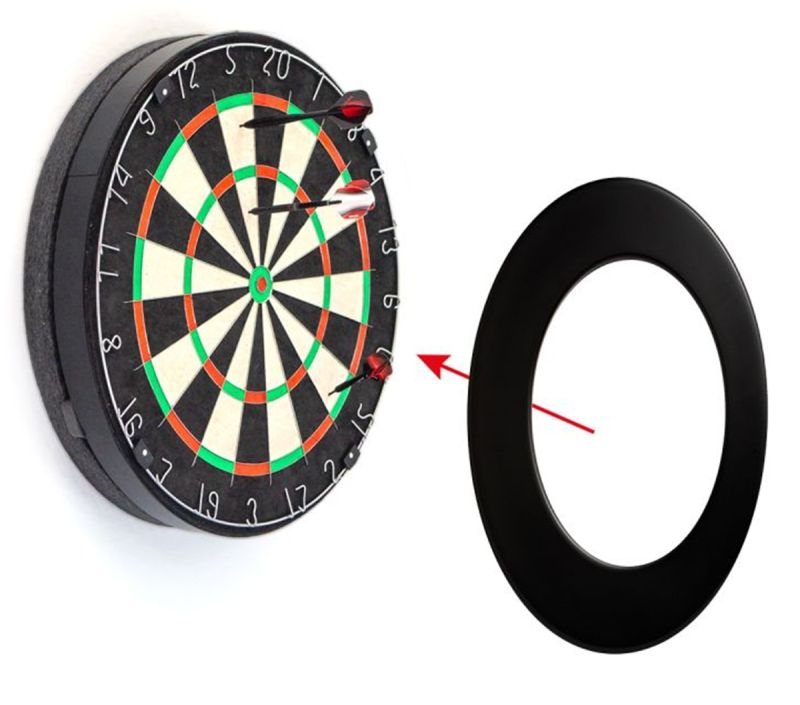 Karella Ø45 cm Silencer Schallschutz für Steeldartboards Steel Dartscheibe Schallschutz