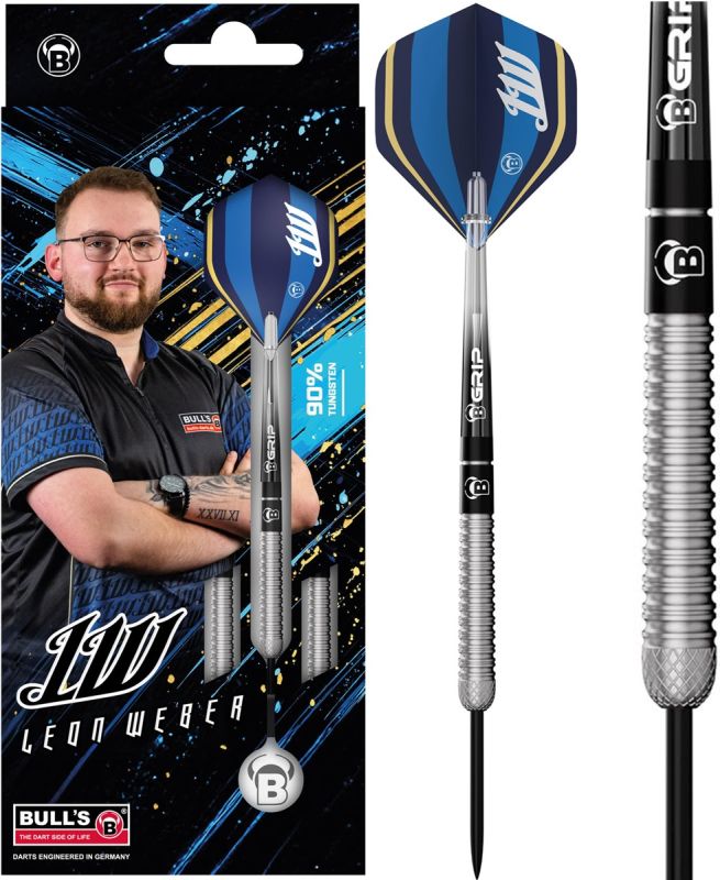 Bull´s Leon Weber 90% Steeldarts 23 Gramm Steeldarts