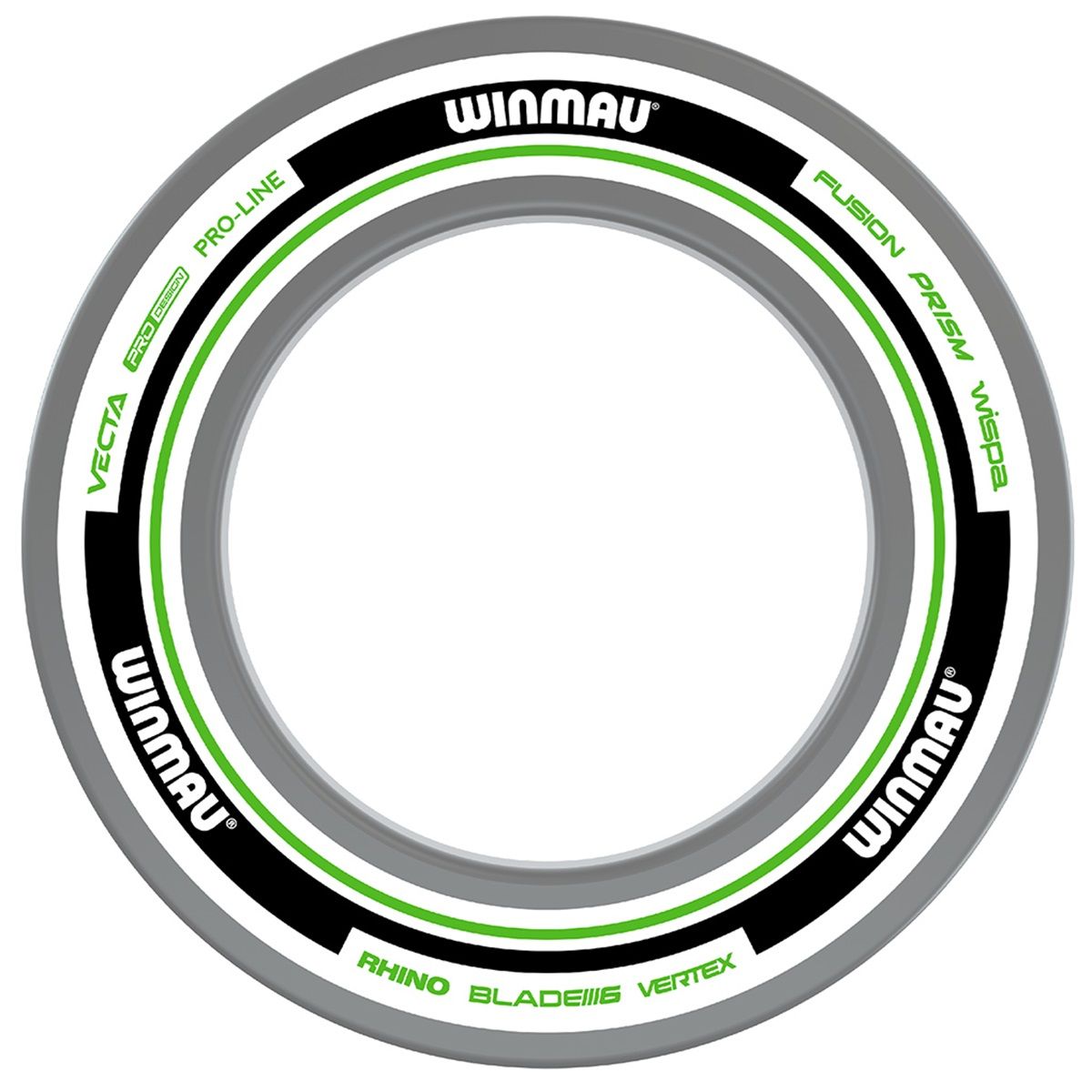 1 tlg. Winmau Advance Weiß/Grün Catchring Dart Surround Auffangring