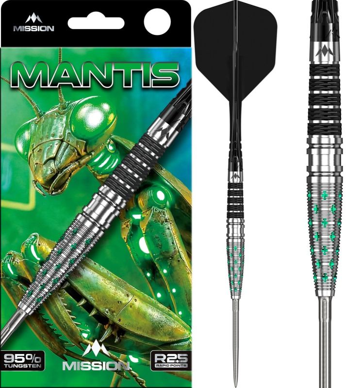 Mission Mantis RP 95% Steeldarts 22/24 Gramm Steeldarts