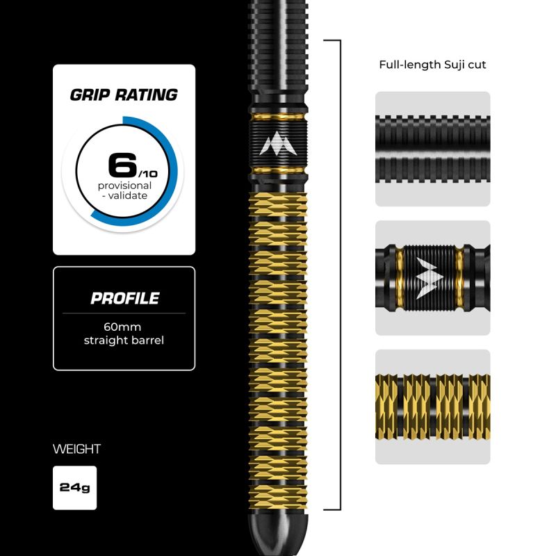 Mission Divine Darts Jake Kenyon RP 95% Steeldarts 24 Gramm Steeldarts