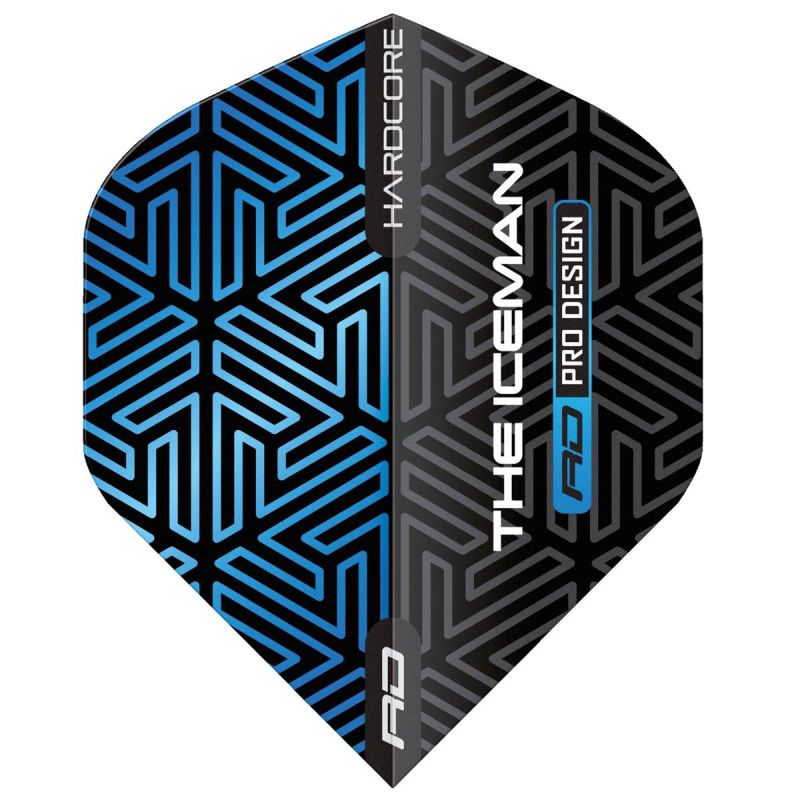 Reddragon Dartflight Gerwyn Price Premium Blau/Schwarz Standard Flights