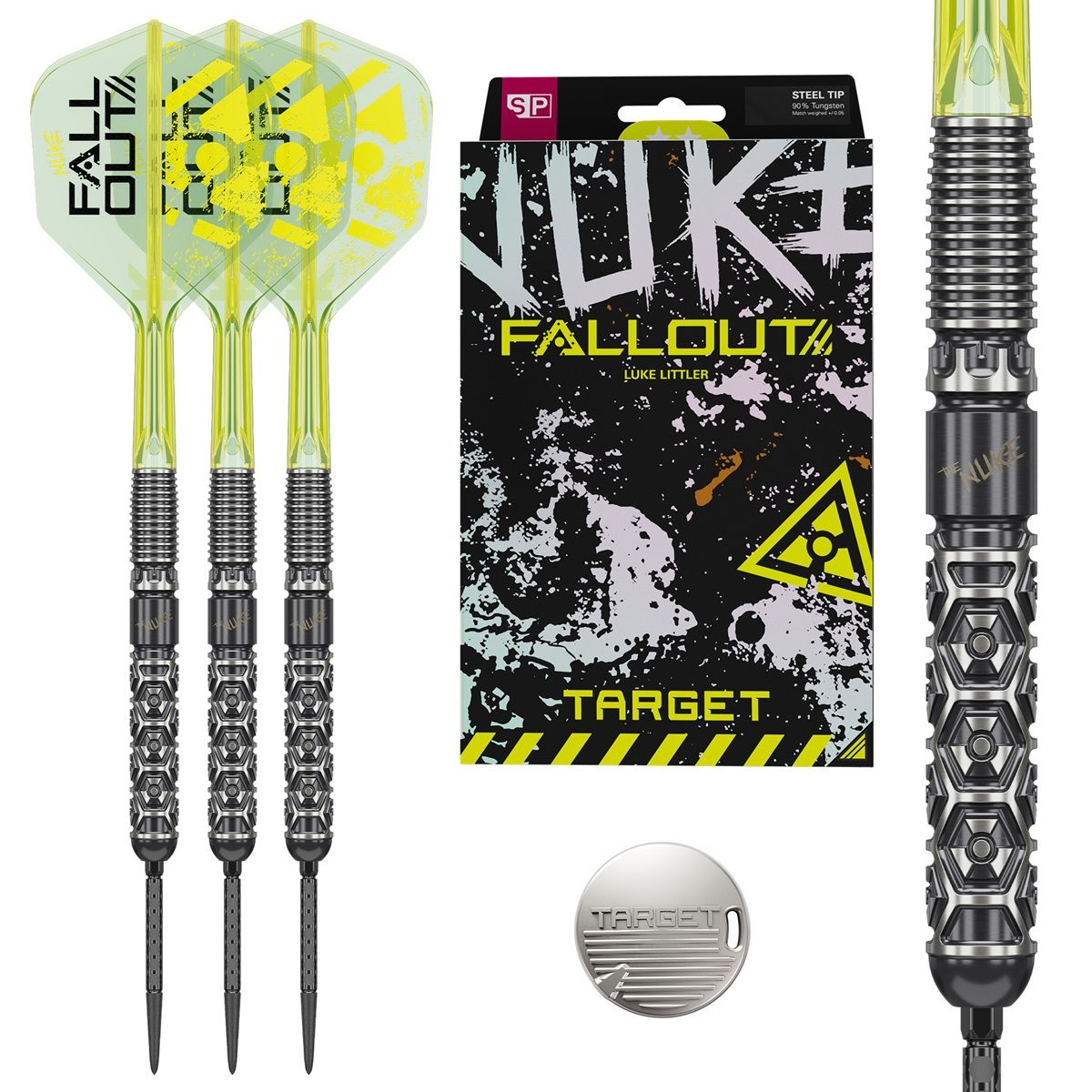 Target Luke Littler Fallout SP 90% Steeldarts 22/23/24 Gramm Steeldarts
