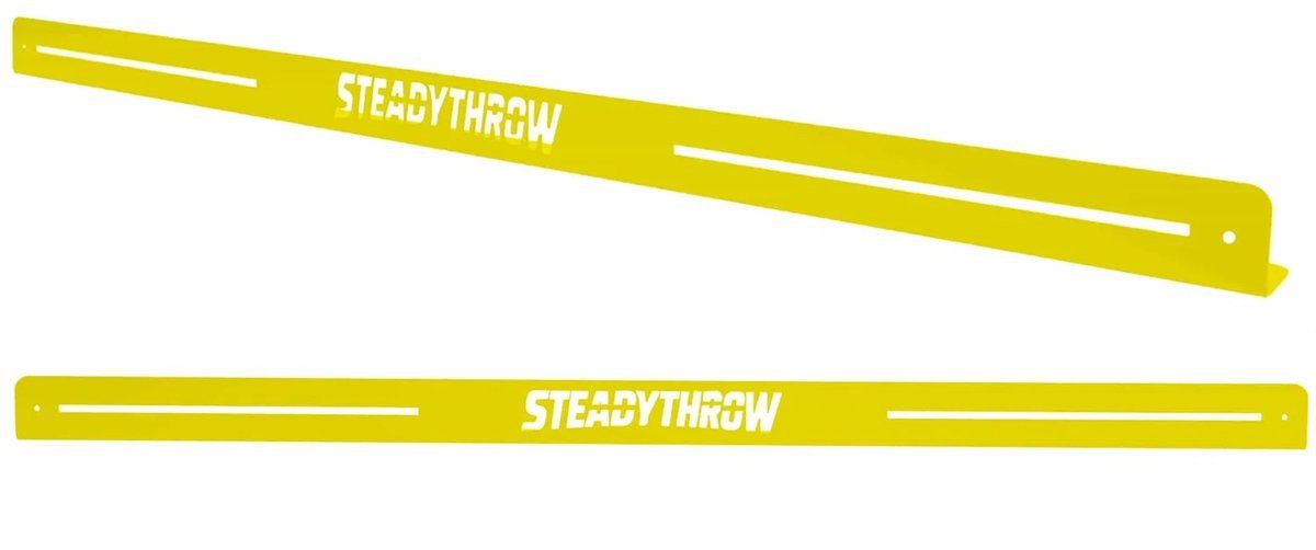 SteadyThrow Lite Oche mit Klettband für Dartteppiche von 60 bis 90 cm Breite Abwurflinie