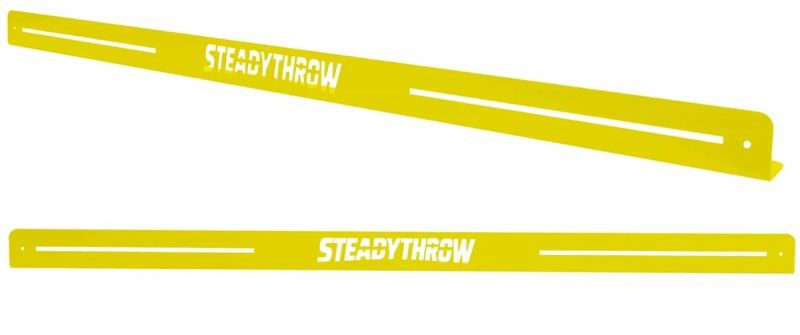 SteadyThrow Lite Oche mit Klettband für Dartteppiche von 60 bis 90 cm Breite Abwurflinie